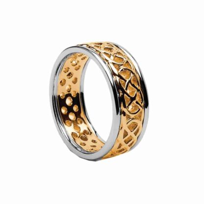 Gold Celtic Lovers Knot Ring