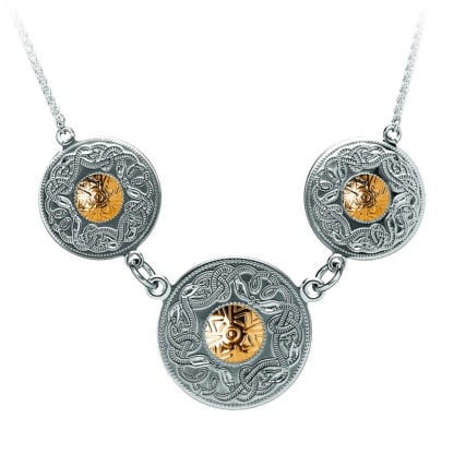 Woman Warrior Necklace - Triple Disc