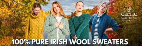 Irish Wool Sweaters for Women.
