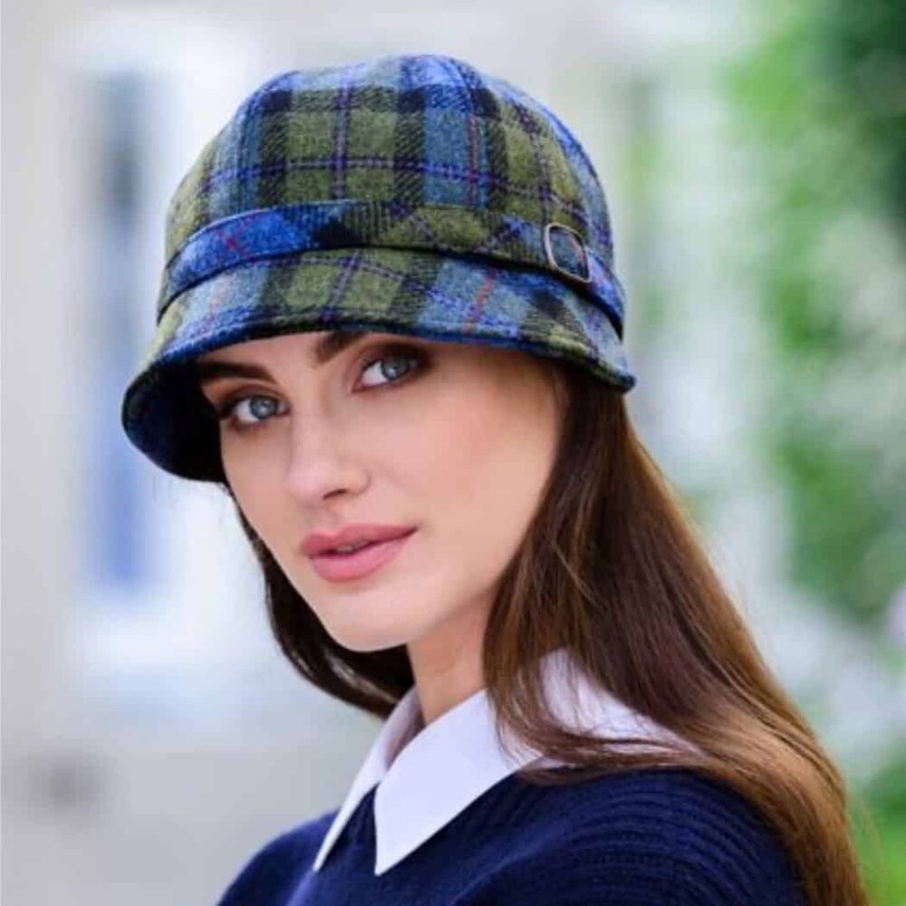 Ladies' Plaid Flapper Hat & Emily Bag Combo