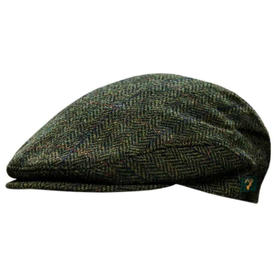 Donegal Tweed Irish Trinity Flat Cap - Green