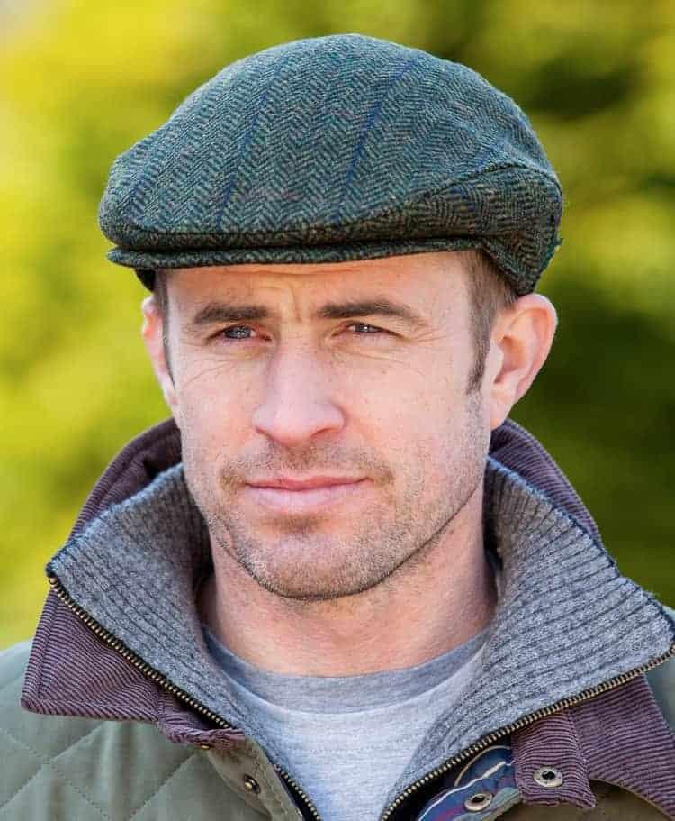 Donegal Tweed Irish Trinity Flat Cap - Green