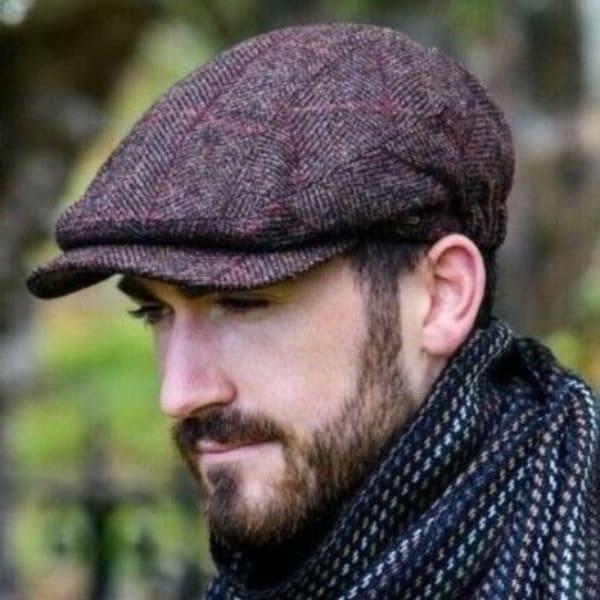 The Quiet Man Irish Flat Cap- Dark Brown