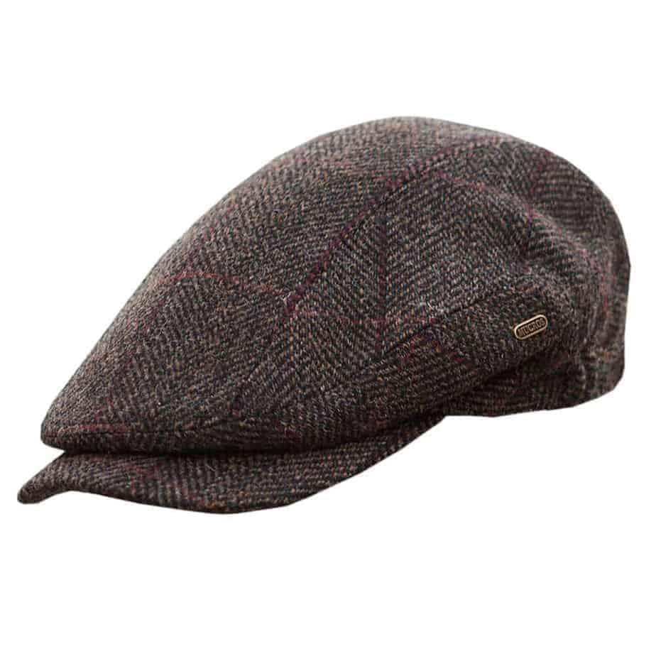 The Quiet Man Irish Flat Cap- Dark Brown