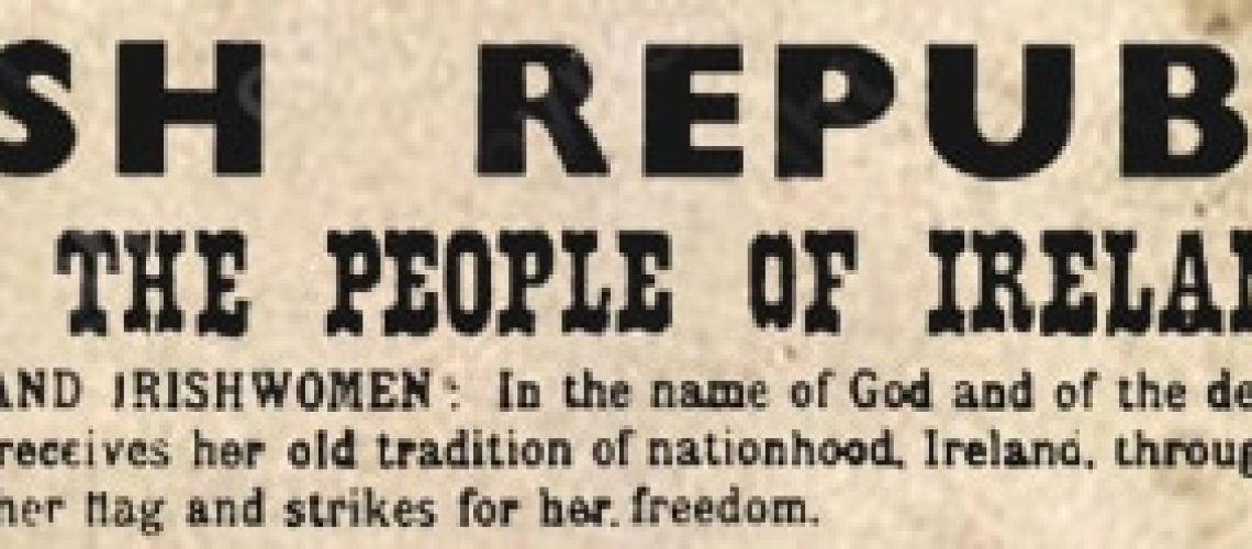 Snippet from Irish Proclamation of Independence 1916