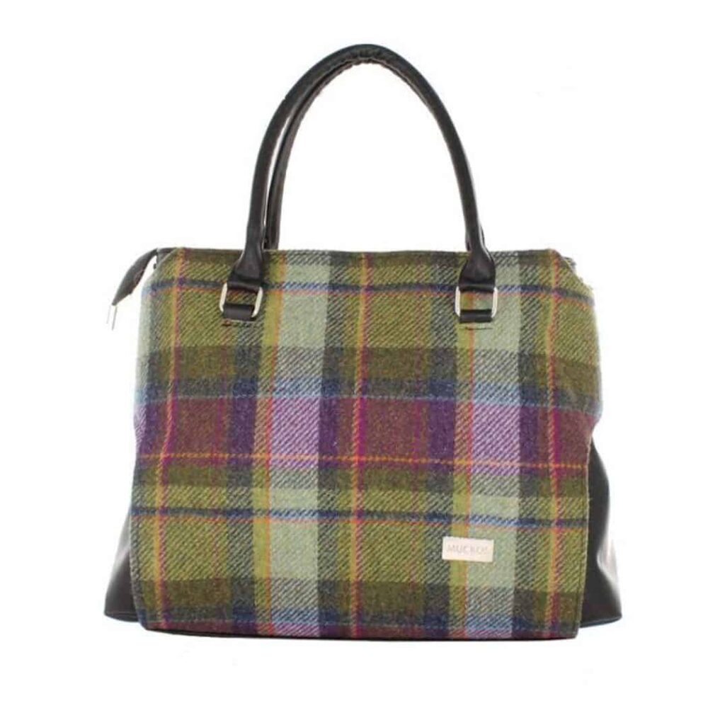 Ladies' Flapper Hat & Emily Bag Combo - Irish Plaid
