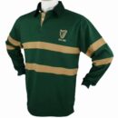 Irish Rugby Shirt Green - Harp Logo